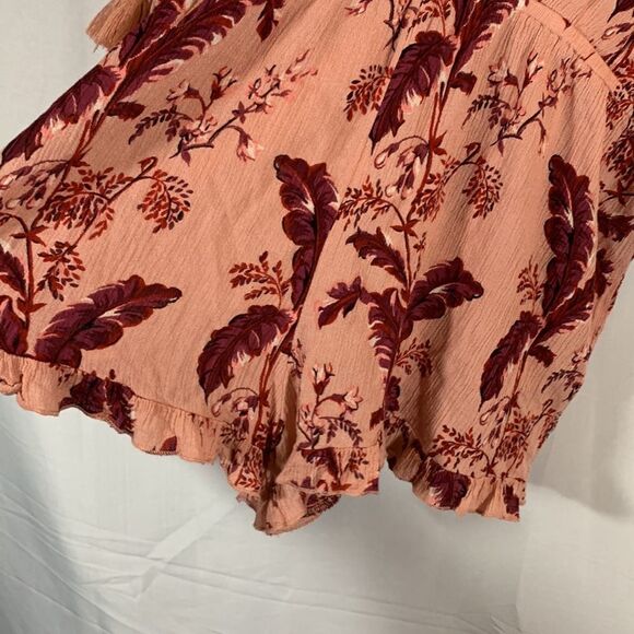 Topshop Pink Floral Flowy Romper - Picture 8 of 10